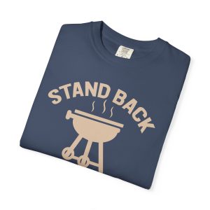 Colourmingle Grilling Grandpa T-Shirt Midnight Folded
