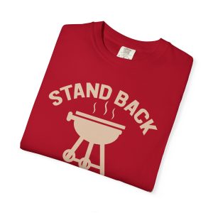 Colourmingle Grilling Grandpa T-Shirt Red Folded