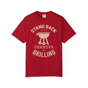 Colourmingle Grilling Grandpa T-Shirt Red Front