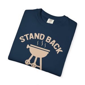 Colourmingle Grilling Grandpa T-Shirt True Navy Folded