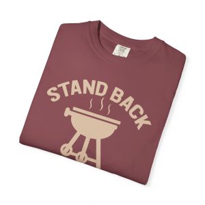 Colourmingle Grilling Grandpa T-Shirt Vineyard Folded