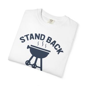 Colourmingle Grilling Grandpa T-Shirt White Folded