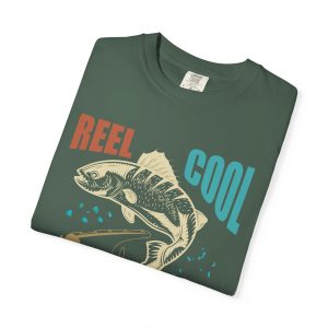 Colourmingle Reel Cool Grandpa T-Shirt Blue Spruce Folded 1