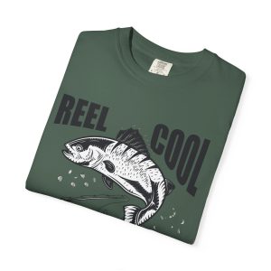 Colourmingle Reel Cool Grandpa T-Shirt Blue Spruce Folded