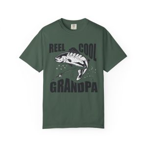 Colourmingle Reel Cool Grandpa T-Shirt Blue Spruce Front