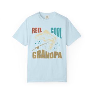 Colourmingle Reel Cool Grandpa T-Shirt Chambray Front 1