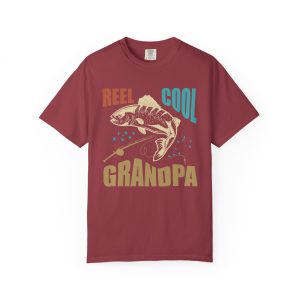 Colourmingle Reel Cool Grandpa T-Shirt Chili Front 1
