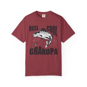 Colourmingle Reel Cool Grandpa T-Shirt Chili Front