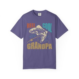 Colourmingle Reel Cool Grandpa T-Shirt Grape Front 1