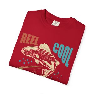 Colourmingle Reel Cool Grandpa T-Shirt Red Folded 1