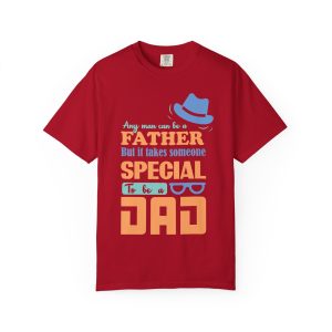 Colourmingle Special Dad T-Shirt Red front