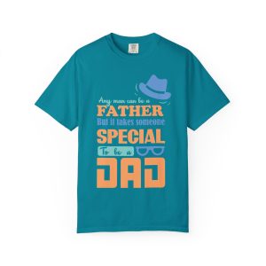 Colourmingle Special Dad T-Shirt Topaz Blue Front