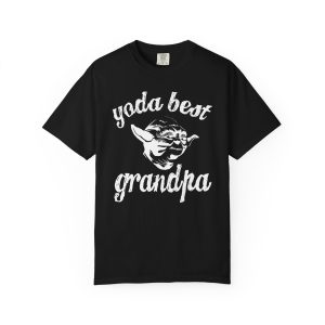 Colourmingle Yoda Best Grandpa Black Front 1