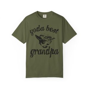 Colourmingle Yoda Best Grandpa t-shirt Hemp Front