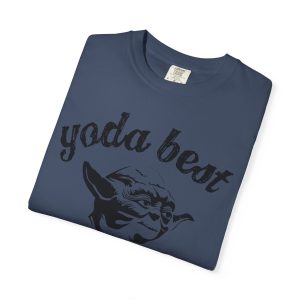 Colourmingle Yoda Best Grandpa t-shirt Grandpa Midnight Folded