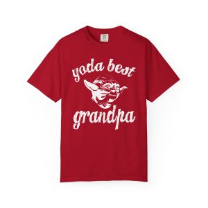 Colourmingle Yoda Best Grandpa Red Front 2