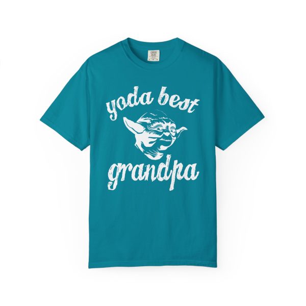 Colourmingle Yoda Best Grandpa Topaz Blue Front 2