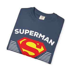 Superman Grandpa T-Shirt Midnight Folded