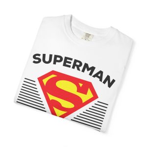 Superman Grandpa T-Shirt White-Folded
