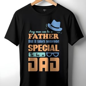 Colourmingle Special Dad T-Shirt any one can be a fahter