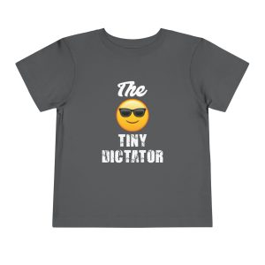 Toddler Humor Apparel "The Tiny Dictator" Design T-shirt on Colourmingle