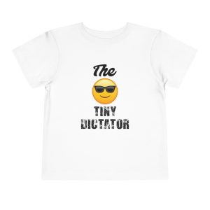 Toddler Humor Apparel "The Tiny Dictator" Design T-shirt on Colourmingle