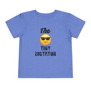 Toddler Humor Apparel "The Tiny Dictator" Design T-shirt on Colourmingle