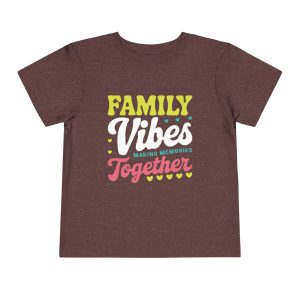 Family Vibes Toddler Tee, Cute Kids Shirt, Family Reunion Clothing, Playdate Outfit, Memory-Making Apparel, Gift for Toddler