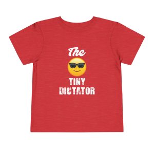Toddler Humor Apparel "The Tiny Dictator" Design T-shirt on Colourmingle