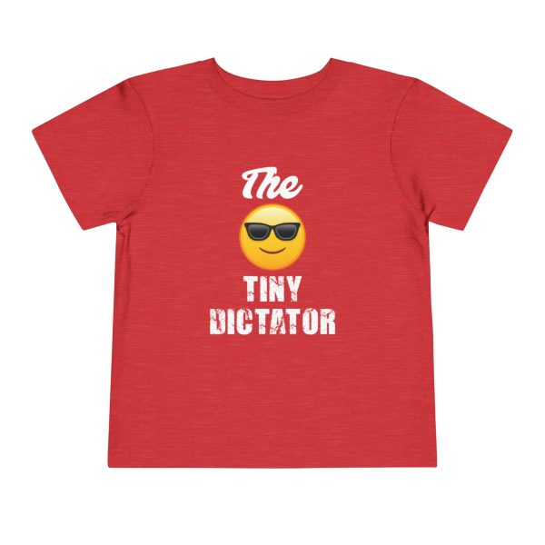 Toddler Humor Apparel "The Tiny Dictator" Design T-shirt on Colourmingle