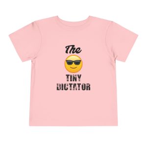 Toddler Humor Apparel "The Tiny Dictator" Design T-shirt on Colourmingle