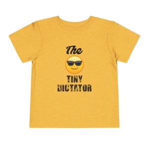 Toddler Humor Apparel "The Tiny Dictator" Design T-shirt on Colourmingle