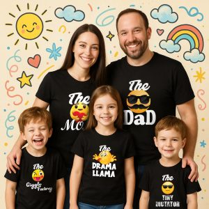Emoji Family T-Shirt: Comfort, Style & Fun for the Whole Crew