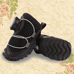 Dog Footwear and Pet Shoes Black On Colourmingle