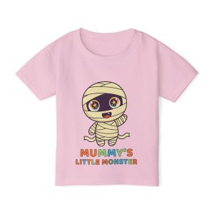 Mummy’s Little Monster kids Halloween shirt cartoon mummy design