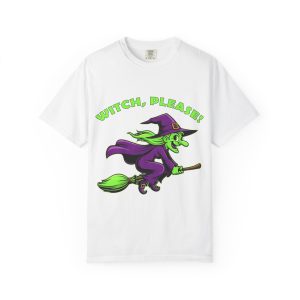 Witch Please Halloween T-shirt funny witch broom graphic