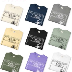 Halloween tee foldeed