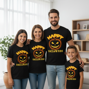 Happy Halloween Family - Black