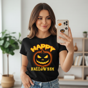 Happy Halloween Mockup black