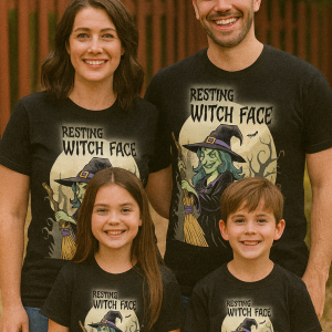 Resting witch face black family