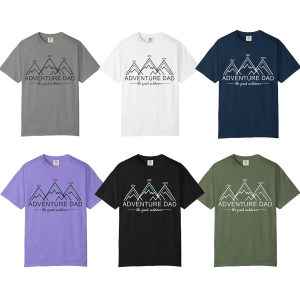 Adventured dad t-shirts colourmingle