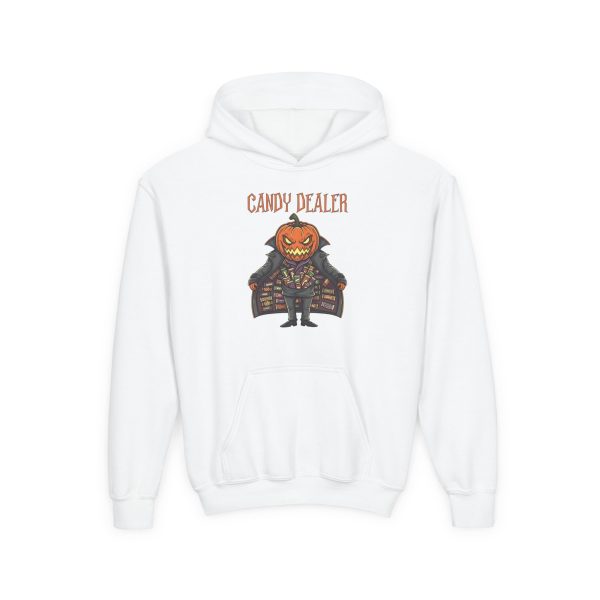 Halloween Youth Hoodie – Candy Dealer Trick or Treat Sweatshirt