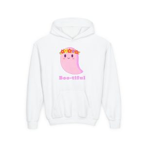 Youth Ghost Hoodie – Boo-tiful Cute Ghost Sweatshirt for Kids
